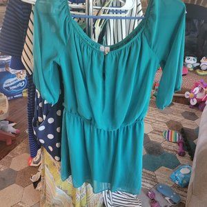 Sheer Sleeved Botique Dress